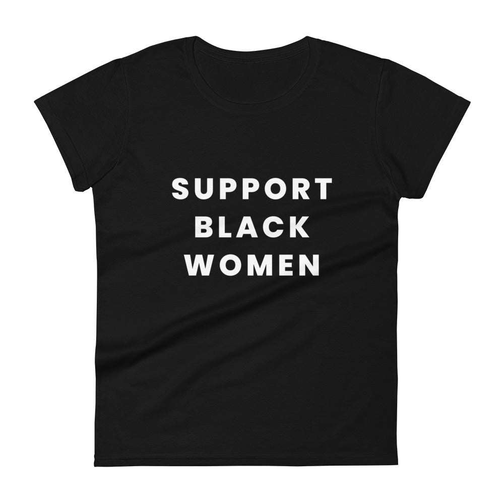 Support Black Women-Women's short sleeve t-shirt