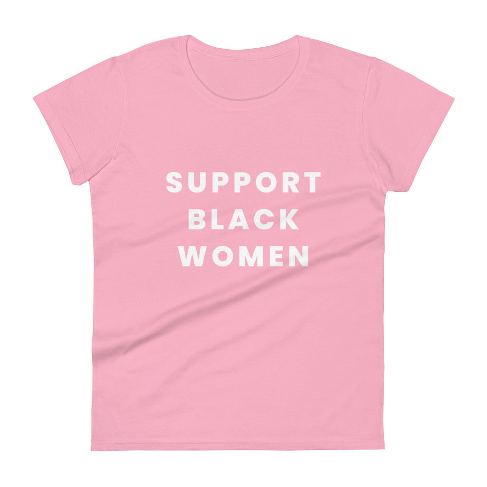 Support Black Women-Women's short sleeve t-shirt