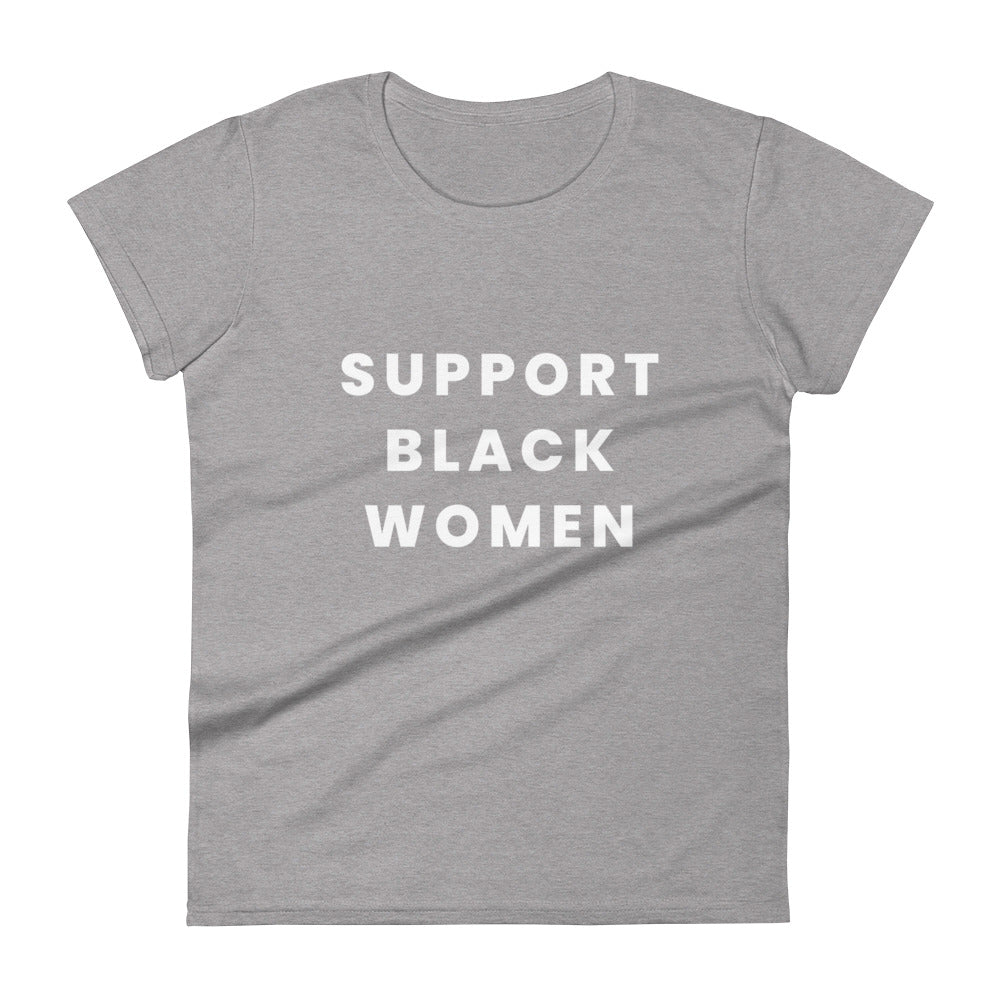 Support Black Women-Women's short sleeve t-shirt