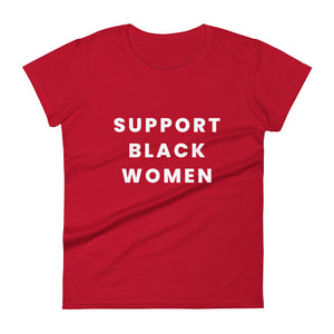 Support Black Women-Women's short sleeve t-shirt